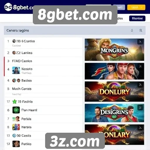 Jogos populares disponíveis em 8gbet